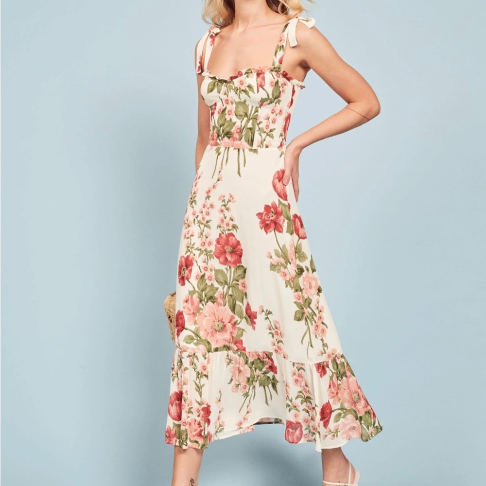Reformation Nikita Midi Dress, Size 8